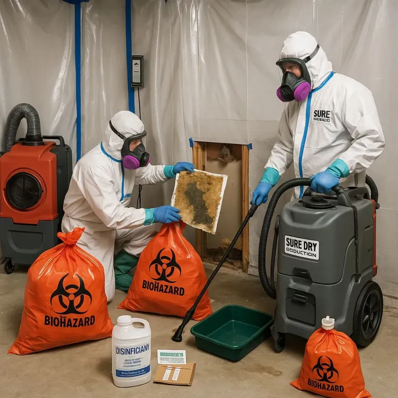 Contaminated Water Handling Protocols process in Saint Clairsville, OH